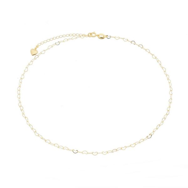 Imagem de Corrente choker malha coração - 0303156