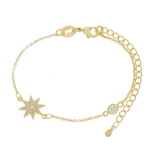 Imagem de Pulseira cadeado com estrela - 0404351