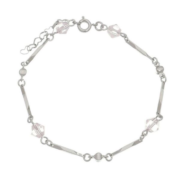 Imagem de Pulseira com pedras rosa - 0405036