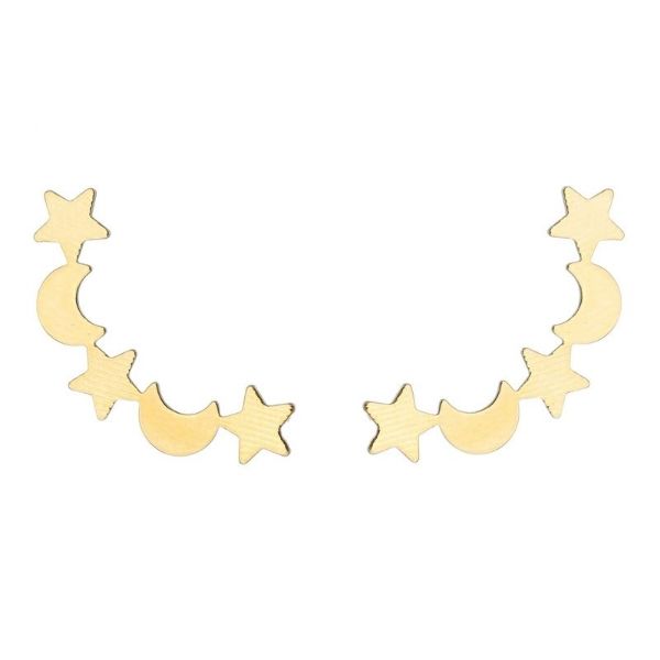 Imagem de Brinco ear cuff lua e estrela - 0524379