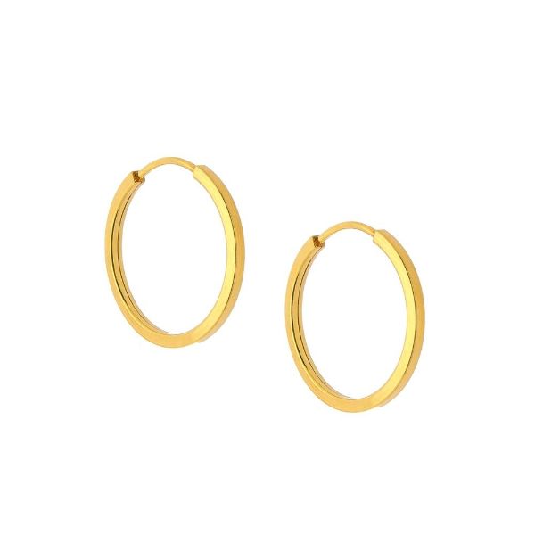 Imagem de Brinco Ouro 18k argola; 1,5cm - 1500040