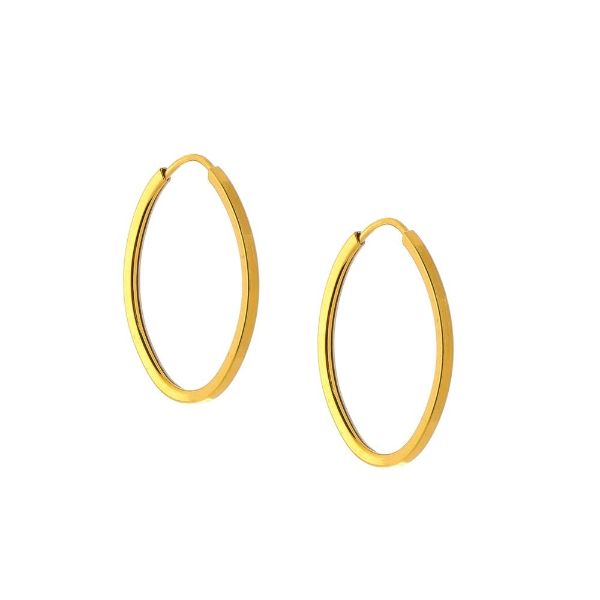 Imagem de Brinco Ouro 18k argola; 2,3x1,9cm - 1500042