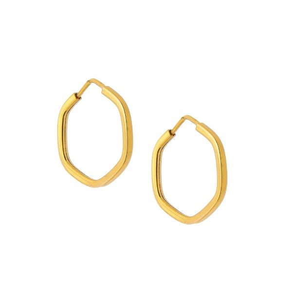 Imagem de Brinco Ouro 18k argola; 1,3x1,3cm - 1500043