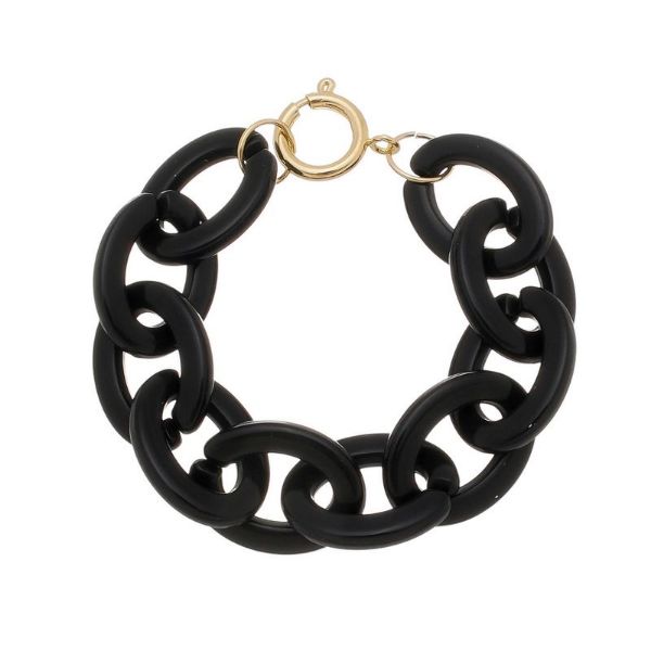 Imagem de Pulseira cadeado 18m preto - 0405462