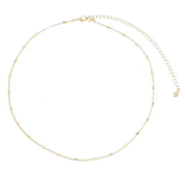 Imagem de Corrente choker chapa coração - 0304634