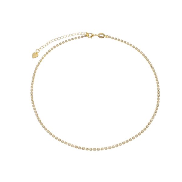 Imagem de Corrente choker riviera strass; 35cm - 0302410