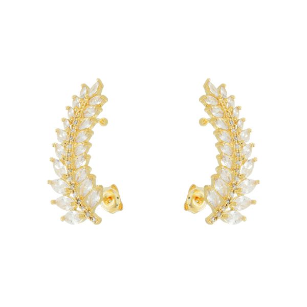 Imagem de Brinco ear cuff folha zircônia - 0527426 