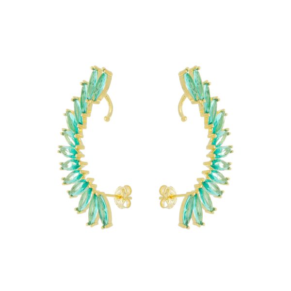 Imagem de Brinco ear cuff verde - 0527425