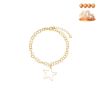 Imagem de Pulseira  cadeado  com estrela - 0406279 -  