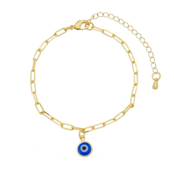 Imagem de Pulseira com olho grego azul - 0406301 - 