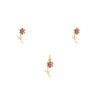 Imagem de Conjunto flor zircônia pink -  1101384