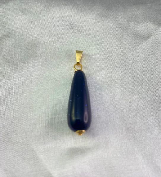 Imagem de Pingente pedra estrela azul natural  - 0204436