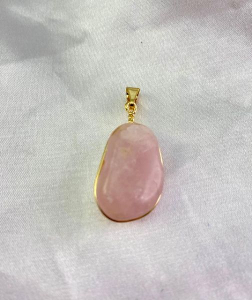 Imagem de Pingente pedra rosa natural  - 0207935 