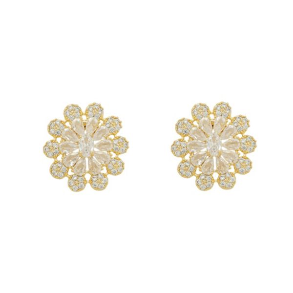 Imagem de Brinco flor zircônia - 0527958