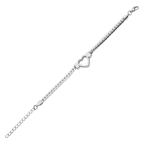Imagem de Pulseira grumê coração - 0406429