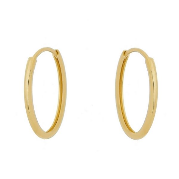 Imagem de Brinco argola oval - 0520038