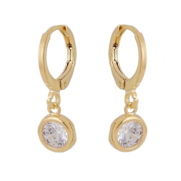 Imagem de Brinco argola click com pingente - 0523105