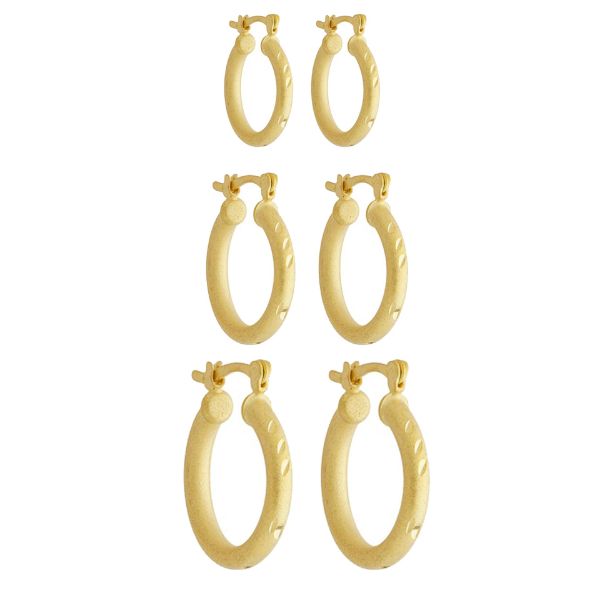 Imagem de Brinco trio argola  - 0524588