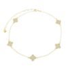 Imagem de Corrente choker trevo zircônia; 35cm - 0306742
