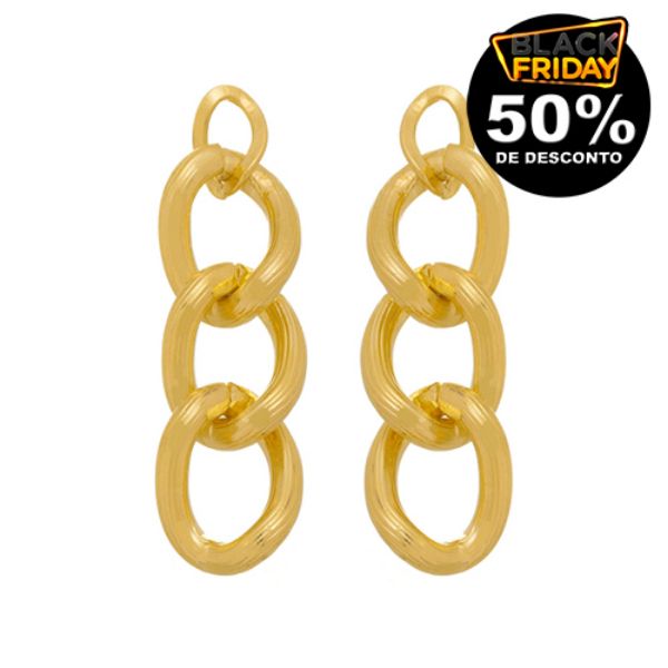 Imagem de Brinco corrente elos - 0524249