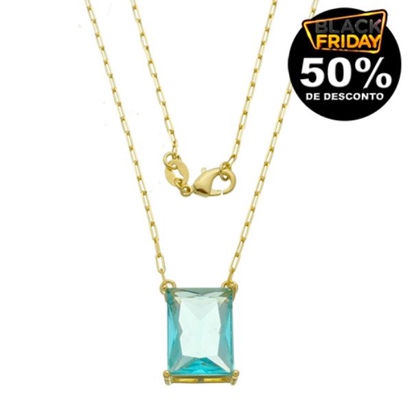 Imagem de Corrente pedra zircônia azul - 0306473 