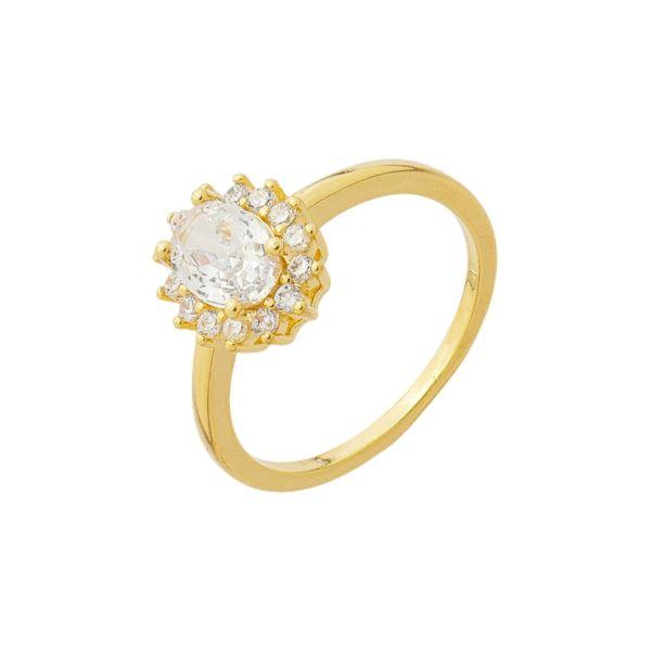 Imagem de Anel pedra zircônia  - 0108065