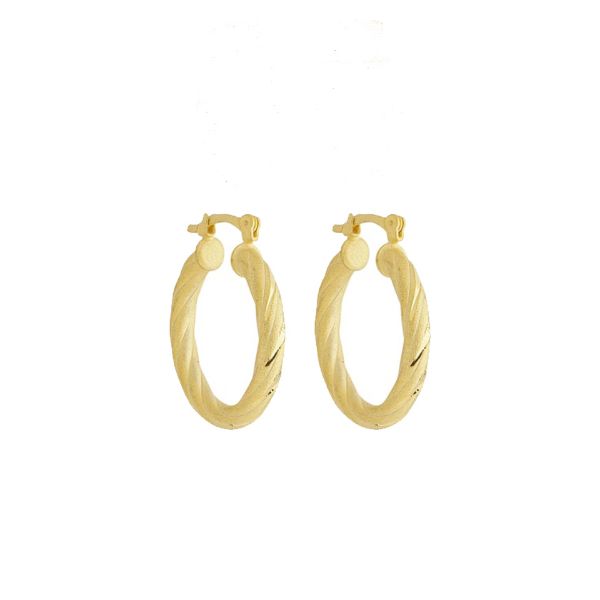 Imagem de Brinco argola tubo fosco - 0528437