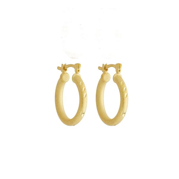 Imagem de Brinco argola tubo fosco - 0528434