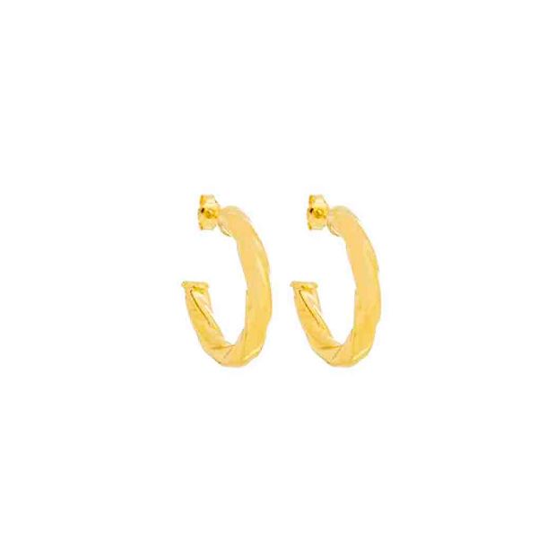 Imagem de Brinco argola fio torcido - 0528446