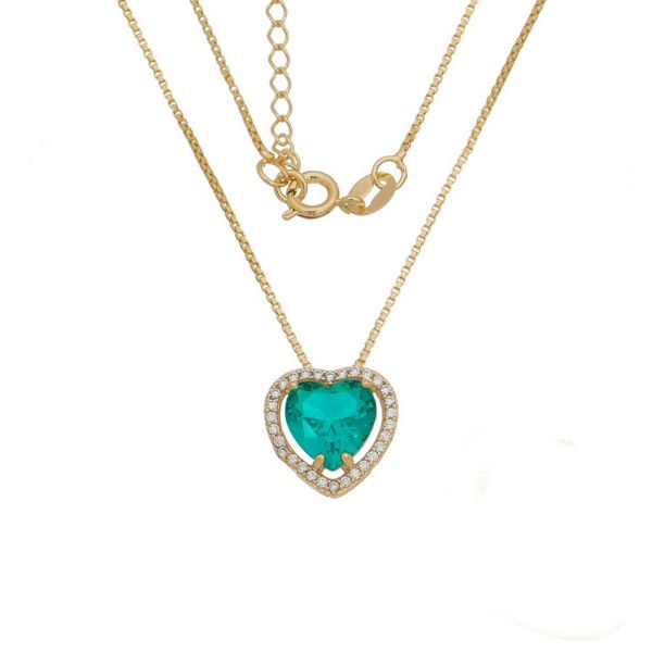 Imagem de Corrente veneziana zircônia verde  - 0304583