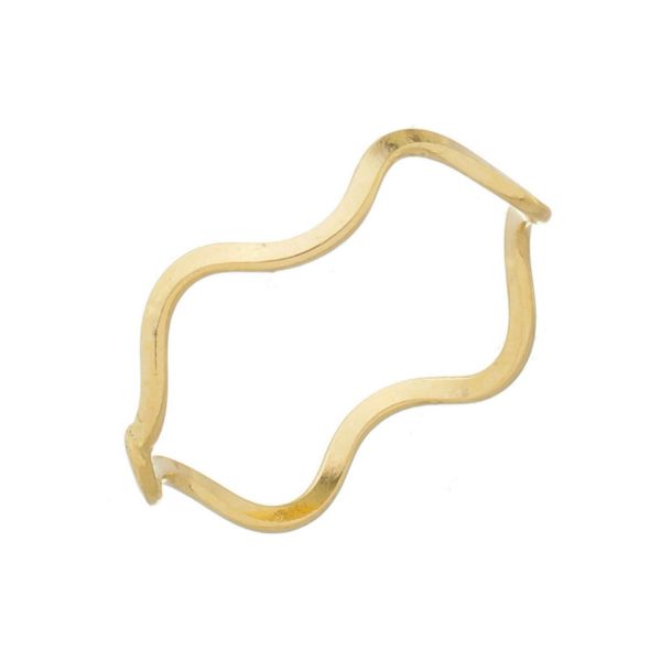 Imagem de Anel fio ondulado liso - 0107108