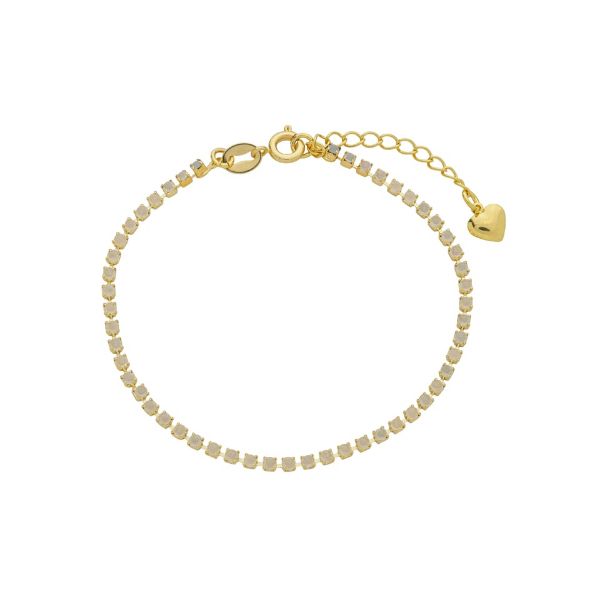 Imagem de Pulseira riviera strass branco - 0406143