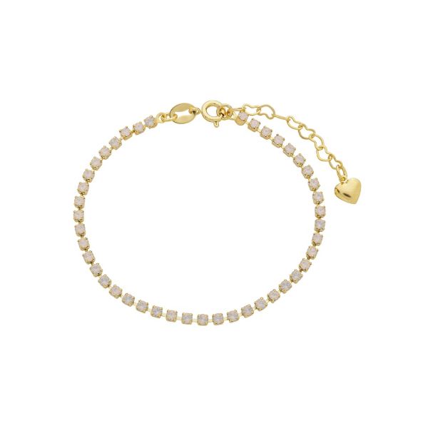 Imagem de Pulseira riviera strass rosa - 0406158