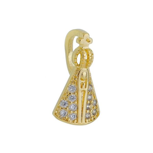 Imagem de Pingente Nossa Senhora Aparecida zircônia  - 0206948