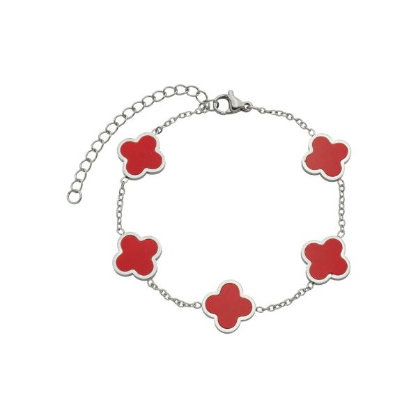 Imagem de Pulseira trevo vermelho - 0406268