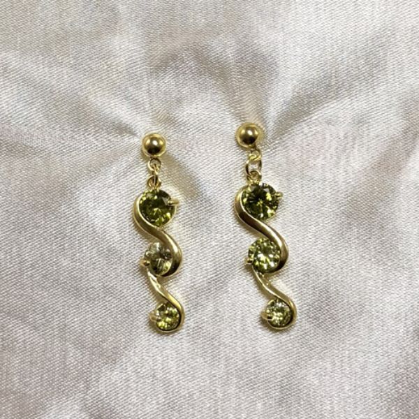 Imagem de Brinco zircônia peridoto   - 0528567