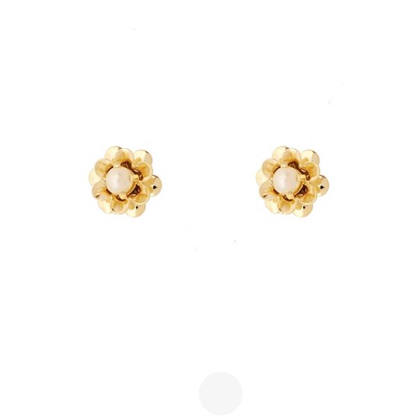 Imagem de Brinco flor pérola 5mm - 0517133