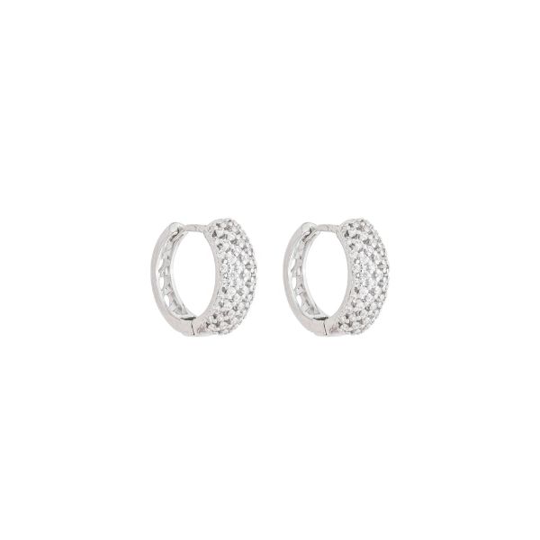 Imagem de Brinco argola zircônia  - 0527597