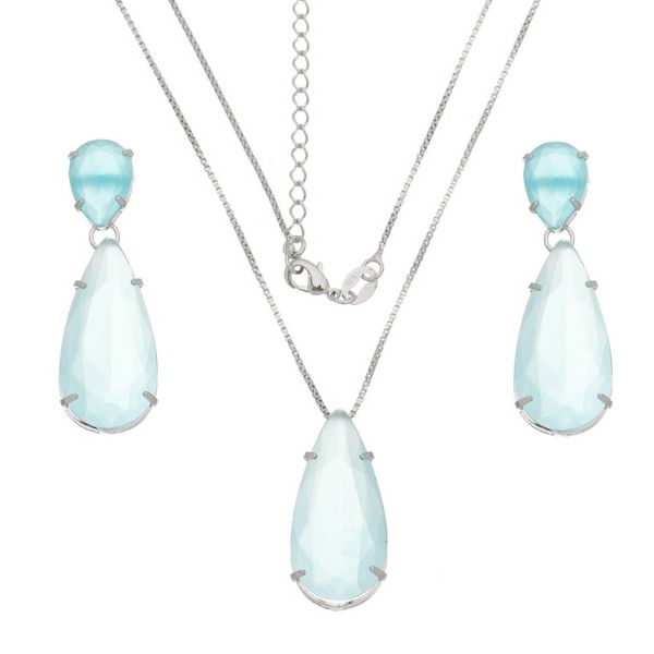 Imagem de Conjunto gota natural azul  - 1100800