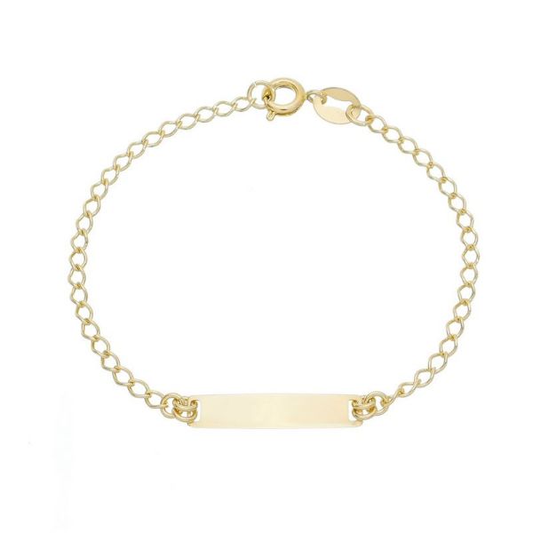 Imagem de Pulseira elos iguais com chapa - 0402147