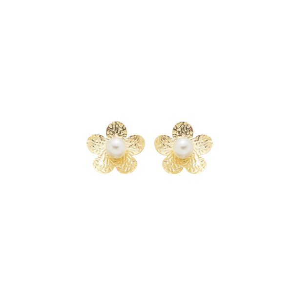 Imagem de Brinco flor com pérola - 0527008