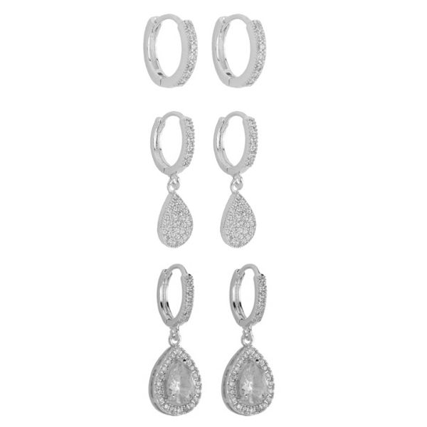 Imagem de Brinco trio argola click  - 0527889