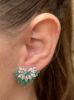 Imagem de Brinco pedra verde zirconia   - 0528784