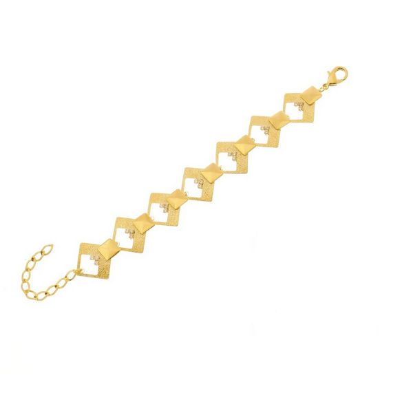 Imagem de Pulseira chapa diamantada  - 0404080 
