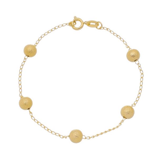 Imagem de Pulseira bolas 6mm diamantadas  - 0405825