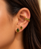 Imagem de Kit 2 Brinco gota e piercing - 0528846 PERIDOTO