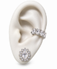 Imagem de Kit Brinco oval e piercing - 0528845 BRANCO