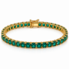 Imagem de Pulseira riviera zircônia - 0406571 ESMERALDA